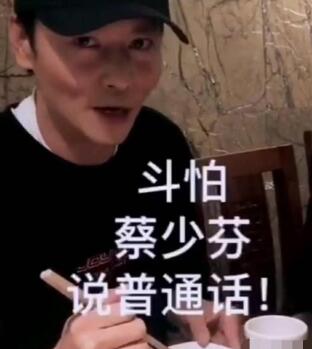蔡少芬普通话