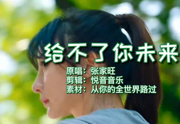 我给你的爱不能再重来是什么歌