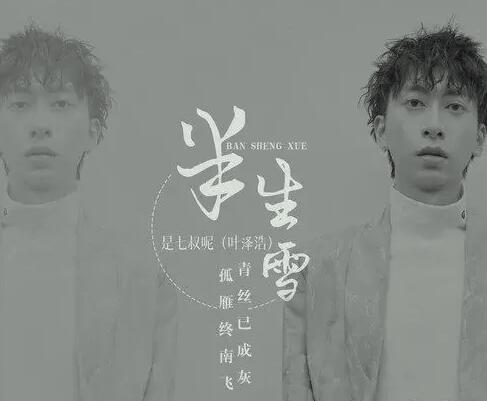 半生风雪吹不散花落时节的眼泪是什么歌
