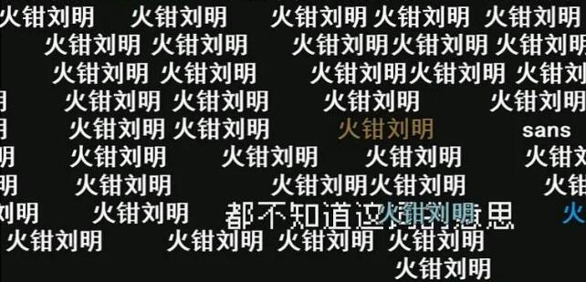 火钳刘明是什么梗