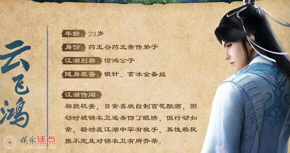 赤焰锦衣卫云飞鸿眼睛怎么了